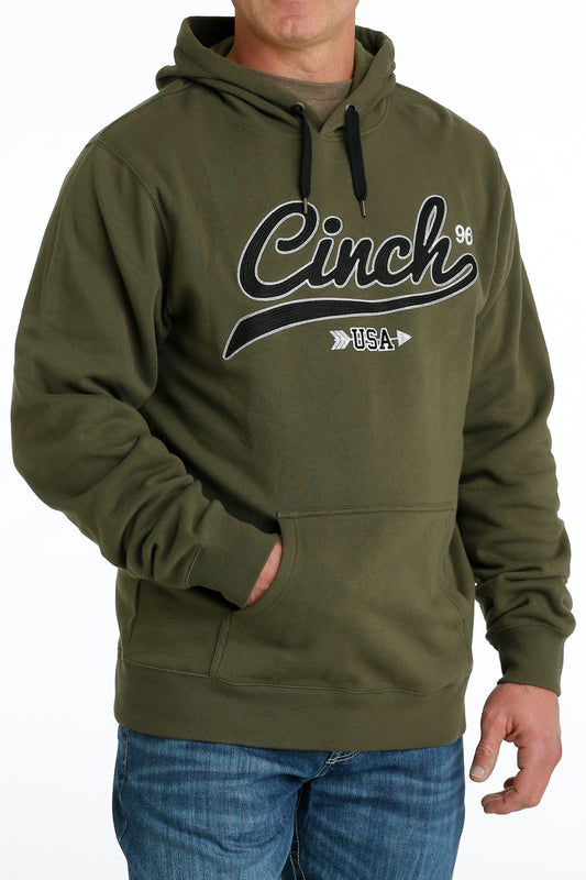 CINCH MENS PULLOVER HOODIE - OLIVE