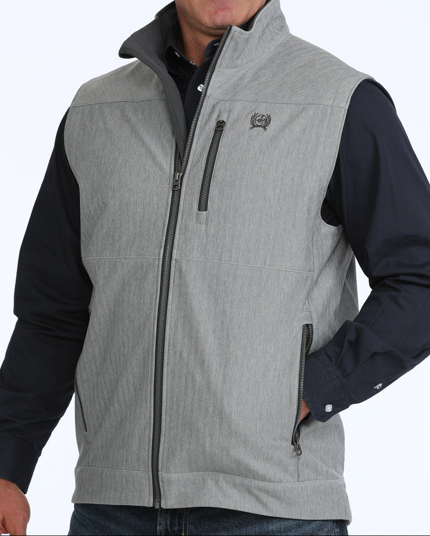CINCH MEN'S CONCEALED CARRY BONDED VEST - GREY