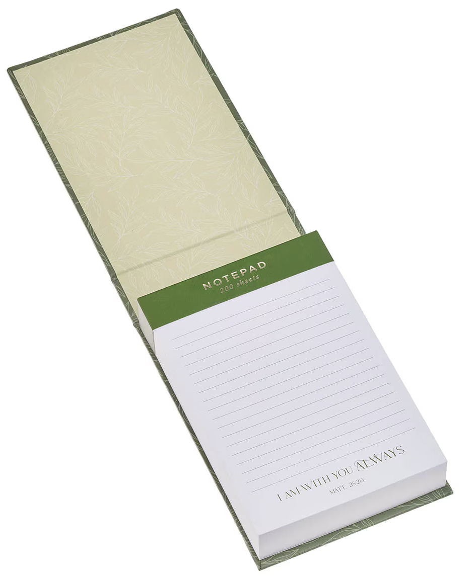 "I AM WITH YOU ALWAYS" HARDCOVER NOTEPAD, MATTHEW 28:20