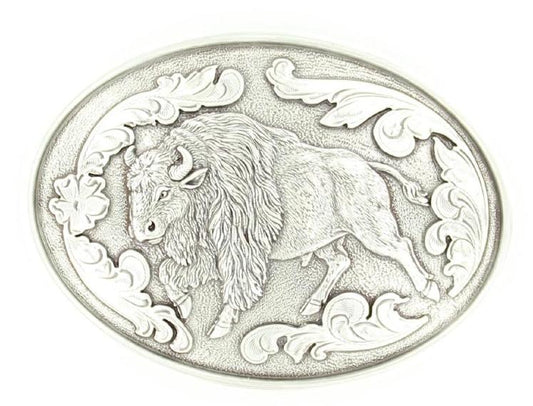 NOCONA MENS OVAL BUFFALO BUCKLE