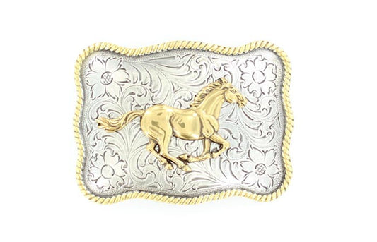 NOCONA RUNNING HORSE BUCKLE