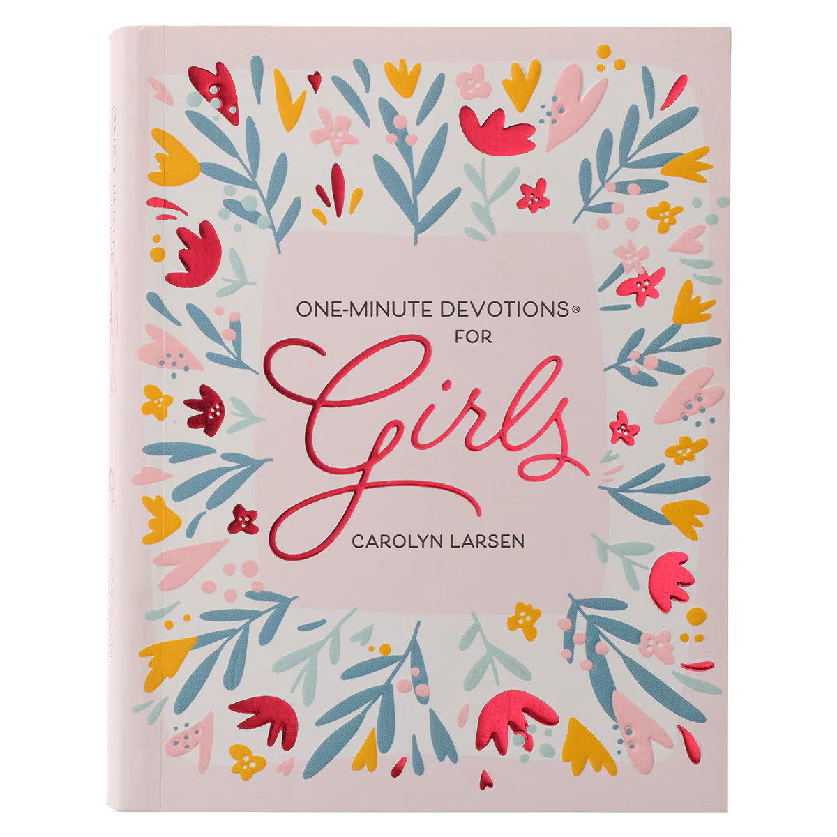ONE MINUTE DEVOTIONS FOR GIRLS FLORAL SOFTCOVER DEVOTIONAL
