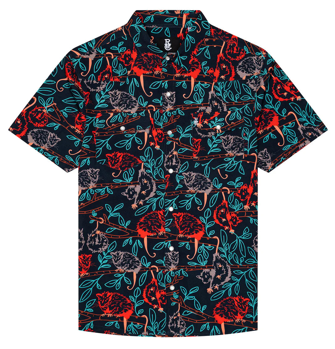 MEN'S POSSUM KINGDOM PEARL SNAP SHORT SLEEVE SHIRT