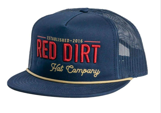 RED DIRT HAT CO PAPA HAT in NAVY