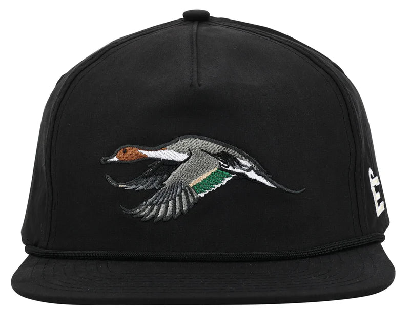 PINTAIL ROPE BLACK CAP