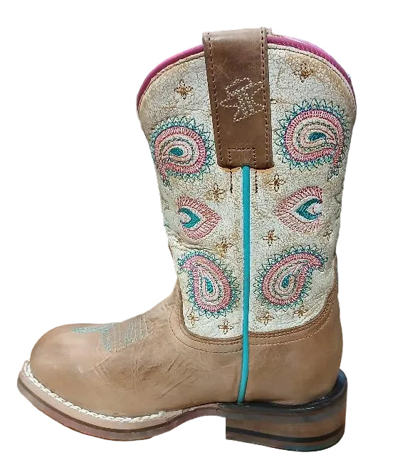 GIRL'S TIN HAUL PAISLEY PRINCESS BOOTS
