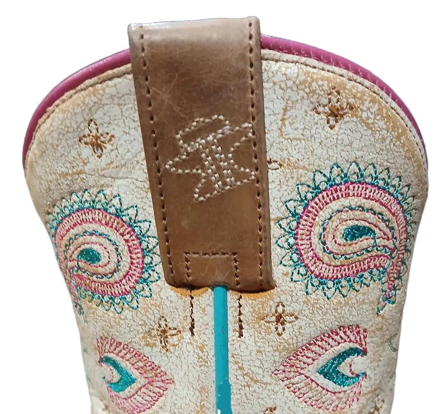 GIRL'S TIN HAUL PAISLEY PRINCESS BOOTS