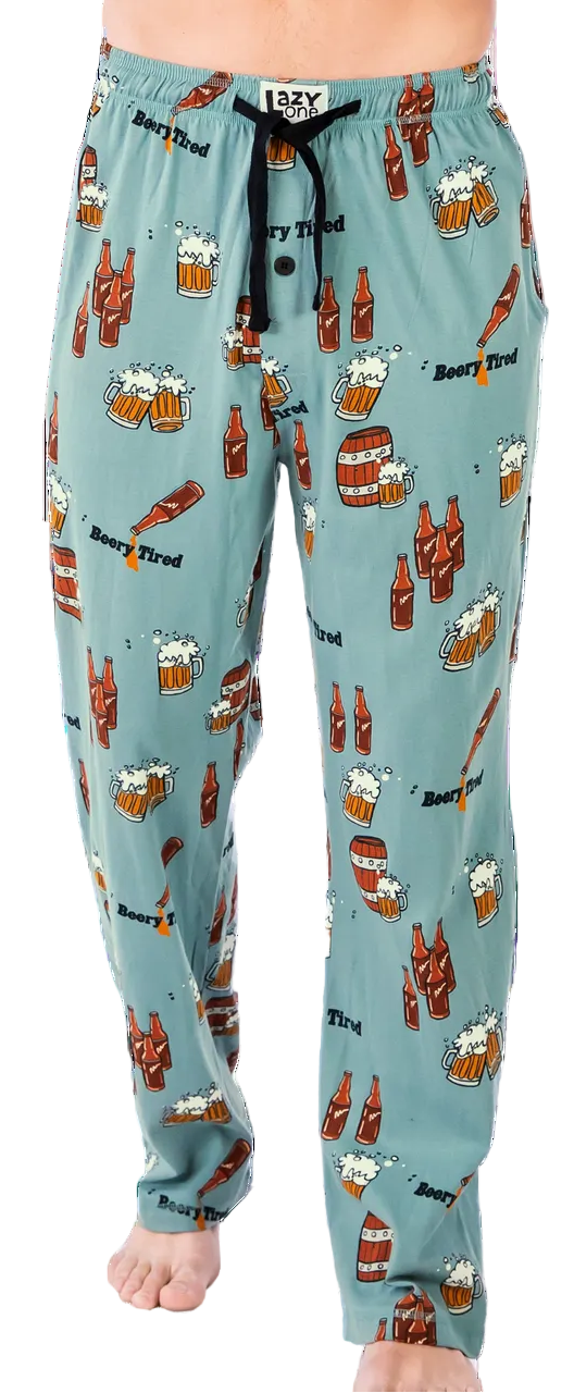 MEN'S "BEERY TIRED" PJ PANTS