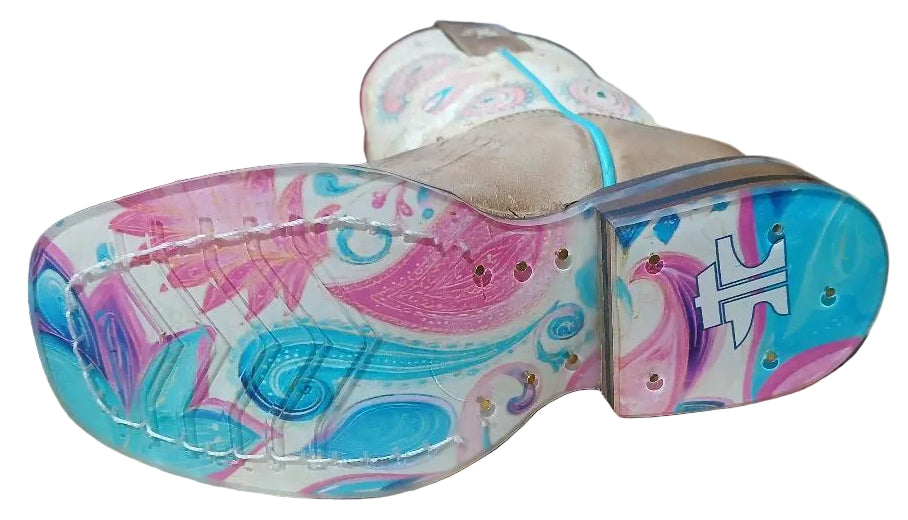 GIRL'S TIN HAUL PAISLEY PRINCESS BOOTS