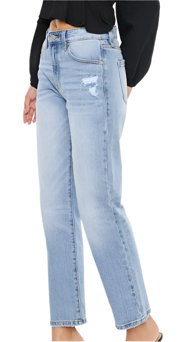 KANCAN CHANTEL PREMIER HIGH RISE ANKLE STRAIGHT