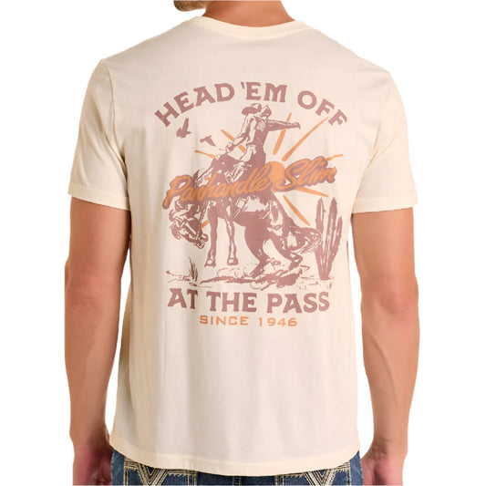 PANHANDLE SLIM MEN'S HEAD 'EM OFF GRAPHIC TEE