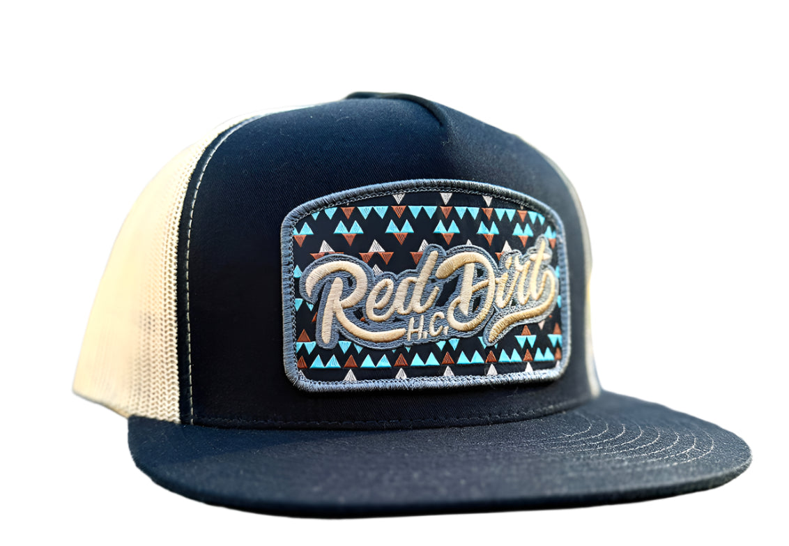 RED DIRT HAT CO GAMBLER HAT in KHAKI/BLACK