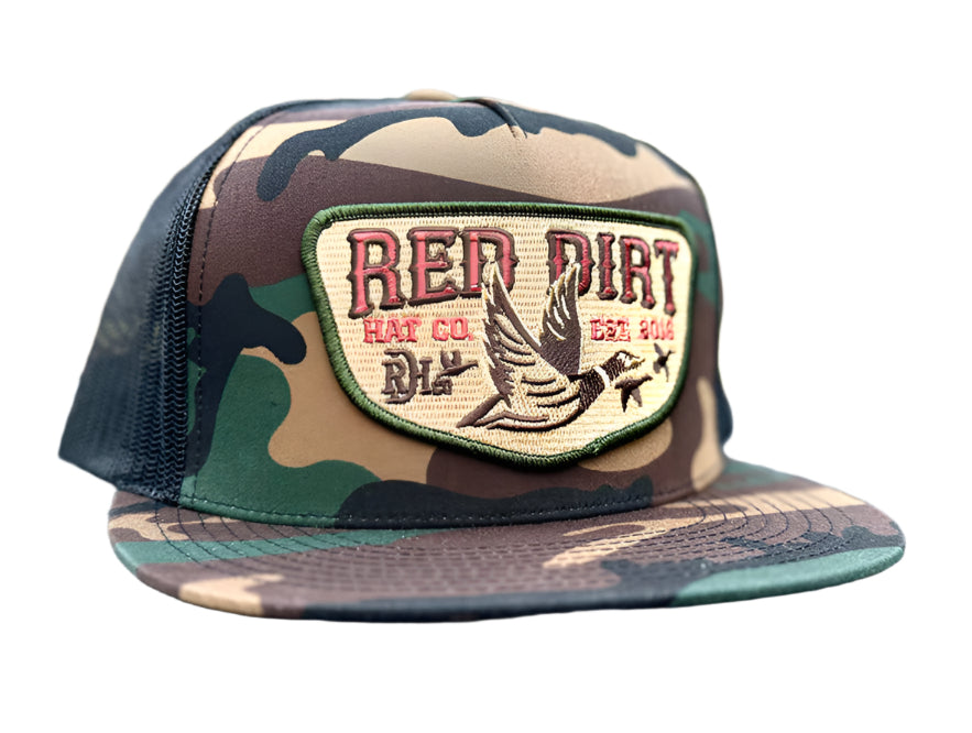 RED DIRT HAT CO FLY SOUTH HAT in CAMO/BLACK