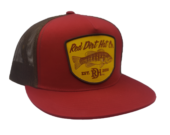 RED DIRT HAT CO GAME WARDEN in RED / BLACK