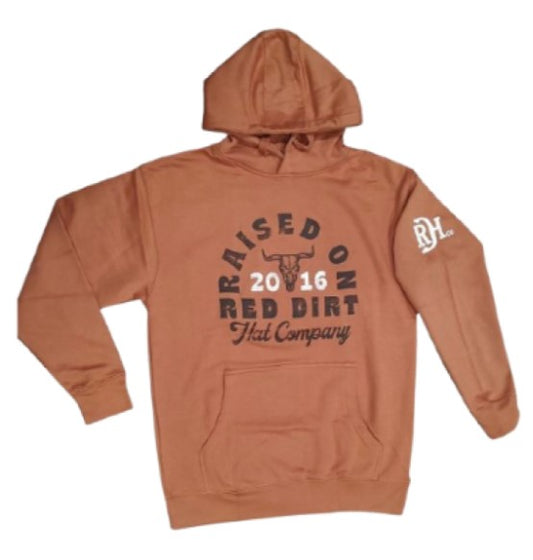 RED DIRT HAT CO UNISEX RAISED ON RED DIRT HOODIE