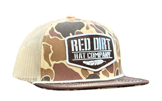 RED DIRT HAT CO YOUTH OLD SKOOL DUCK CAMO HAT