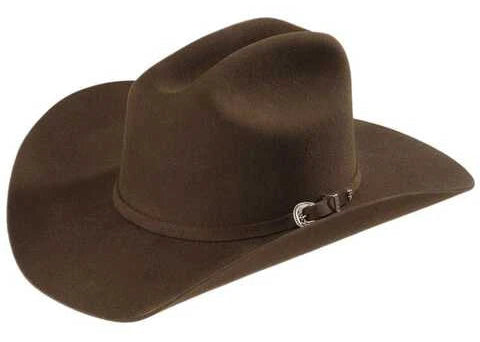 JUSTIN RODEO 3X PREMIUM WOOL HAT in BROWN