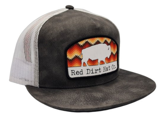 RED DIRT HAT CO SEAR CAP in BLACK PIGMENT