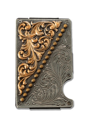 3D MEN'S SMART STYLE WALLET - COPPER SCROLL