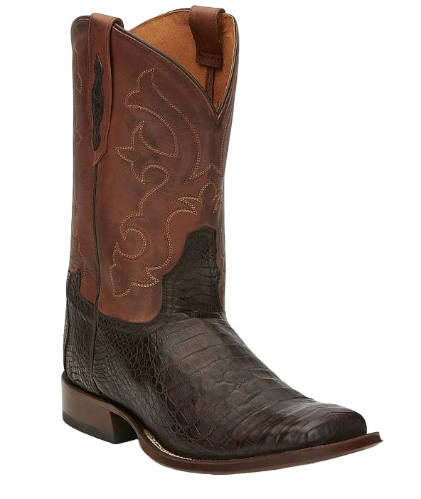 TONY LAMA CANYON 11" CAIMAN BELLY BOOTS