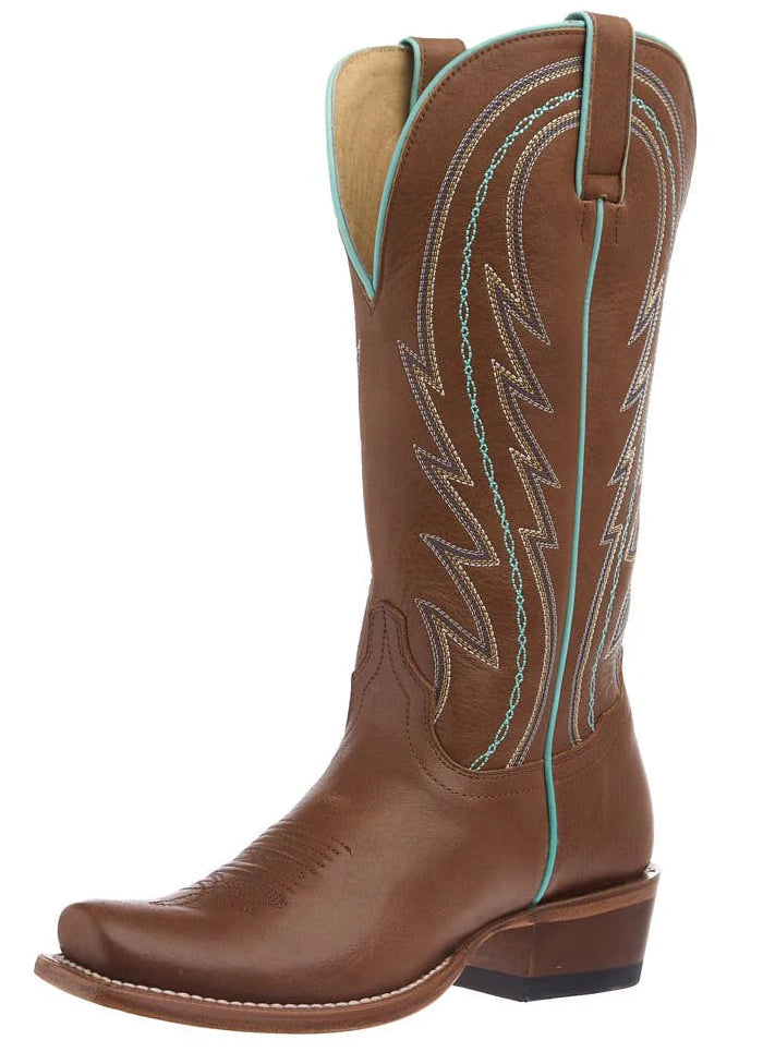 TONY LAMA HALLIE TAWNY BROWN WOMEN'S BOOTS