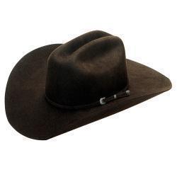 TWISTER DALLAS WOOL WESTERN HAT CHOCOLATE