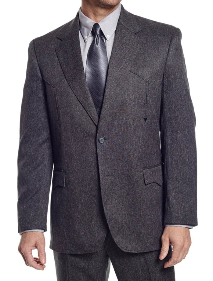 CIRCLE S MEN'S VEGAS WESTERN SPORT COAT - CHARCOAL