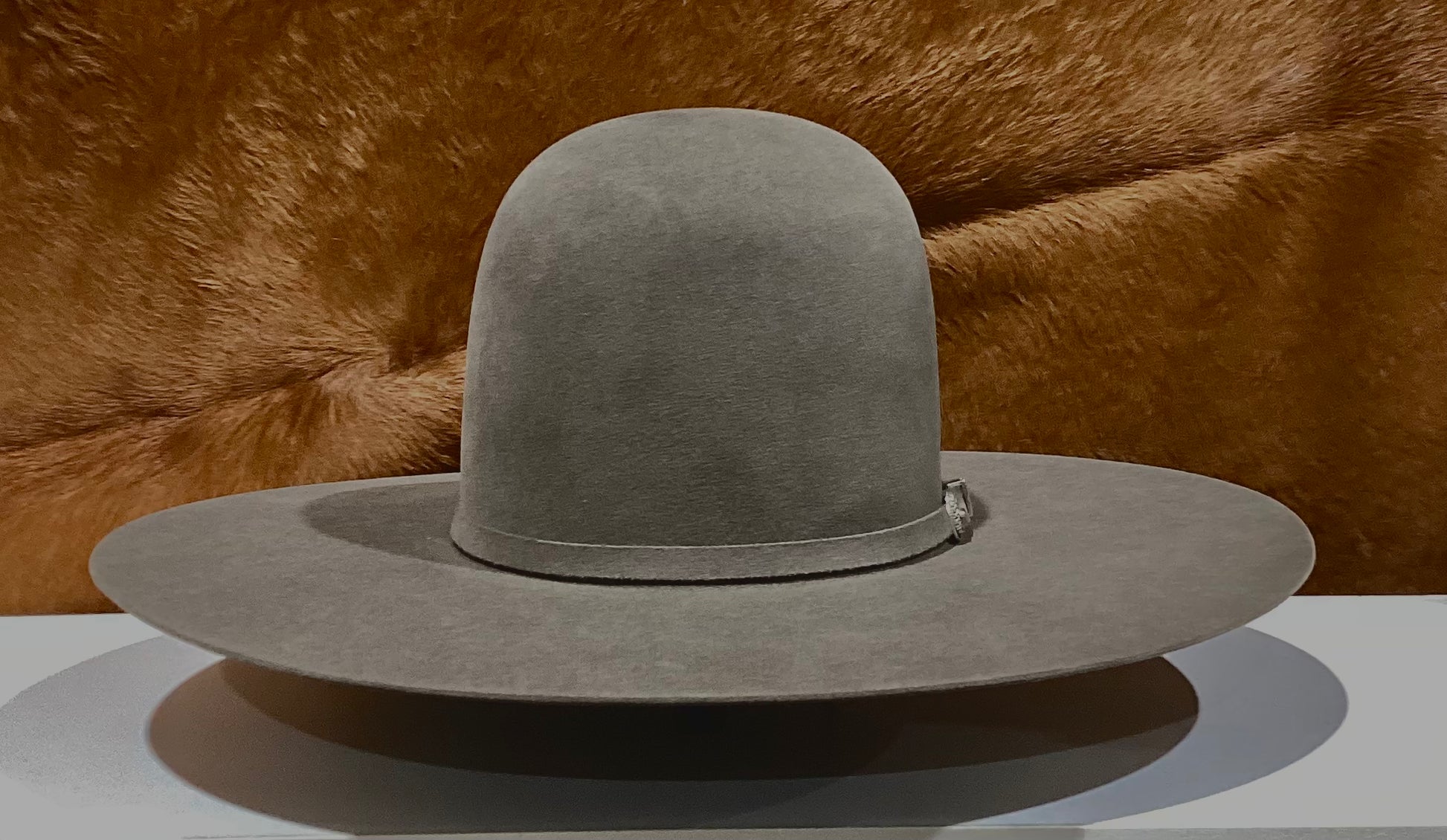 ATWOOD OPEN CROWN 5X FELT OPEN CROWN HAT GRANITE