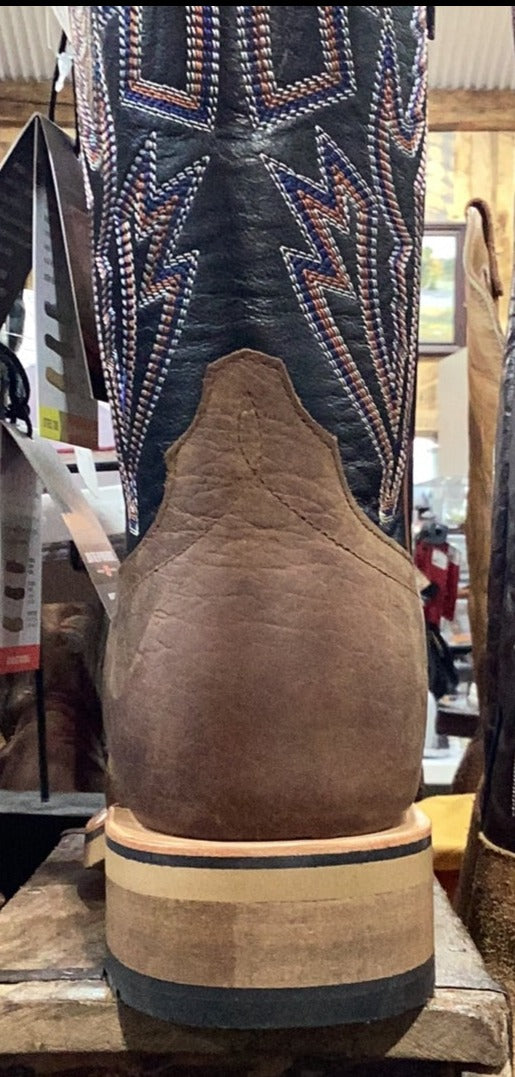 HORSE POWER WORK DISTRESSED BISON STEEL TOE MEN'S BOOTS