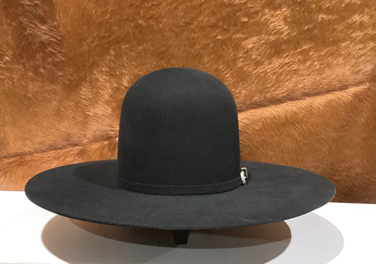 ATWOOD BLACK 4X FELT OPEN CROWN HAT