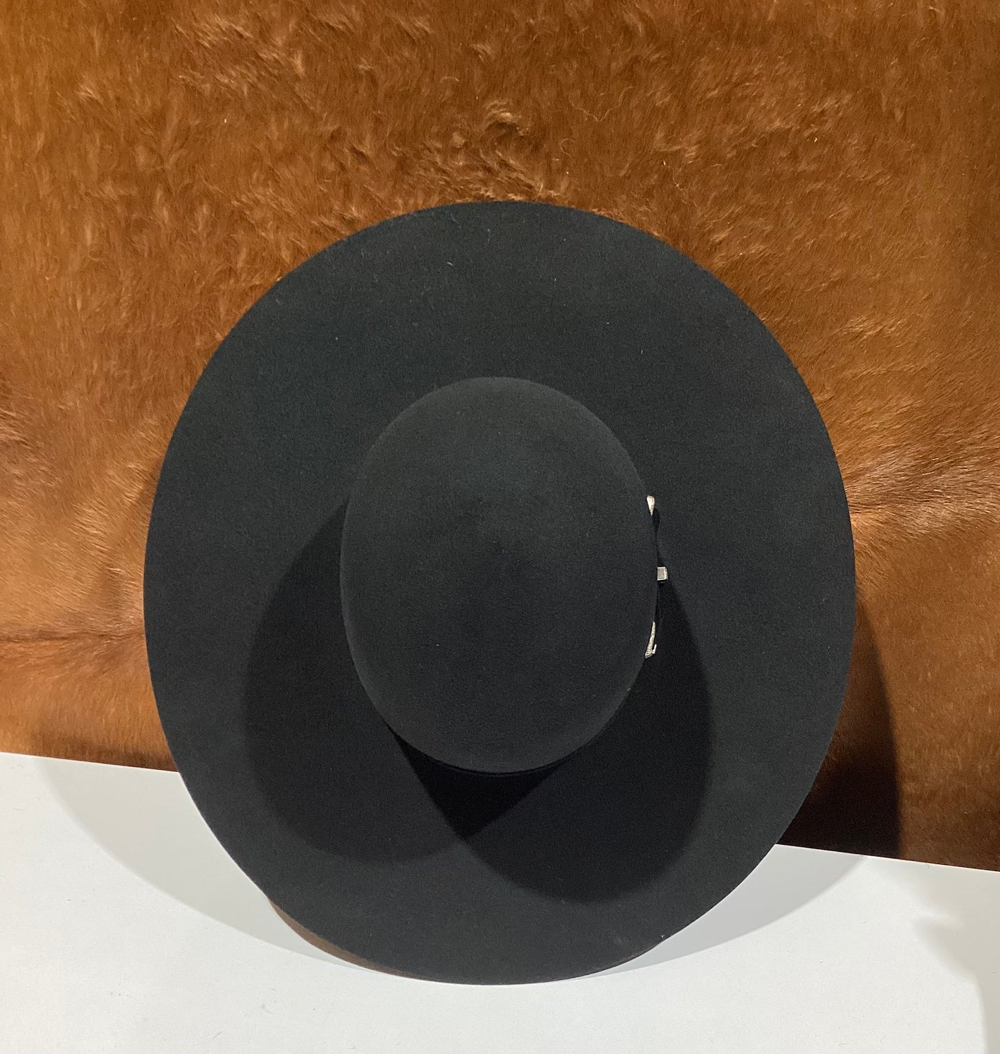 ATWOOD BLACK 4X FELT OPEN CROWN HAT