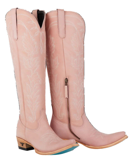 LANE "SANDAGA" KNEE HIGH BOOTS in BLUSH