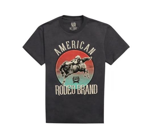 CINCH® BOYS AMERICAN RODEO BRAND TEE - CHARCOAL