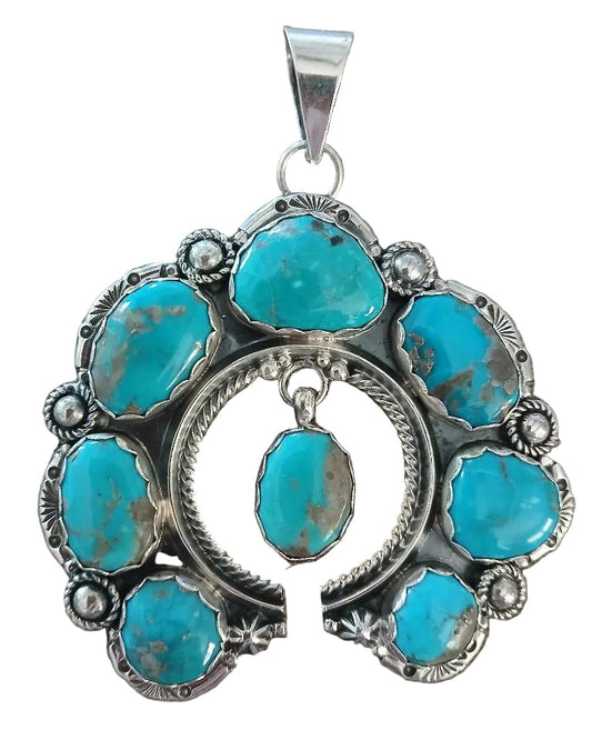 ROIE JAQUE 8 KINGMAN TURQUOISE STONE NAJA