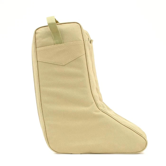 WESTERN TWIN ZIPPER BOOT BAG in BROWN or TAN