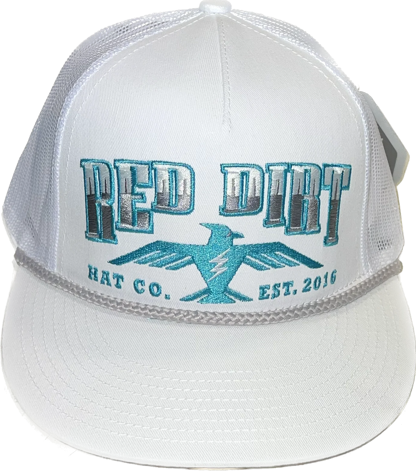 RED DIRT HAT CO WATCH ME FLY CAP in WHITE