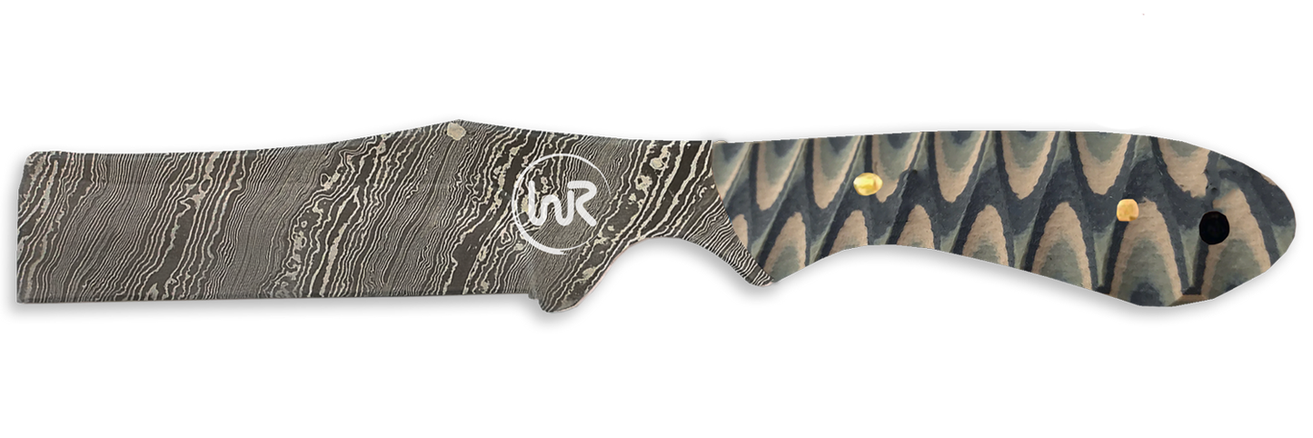 WHISKEY BENT BROWN FANG BULLCUTTER KNIFE