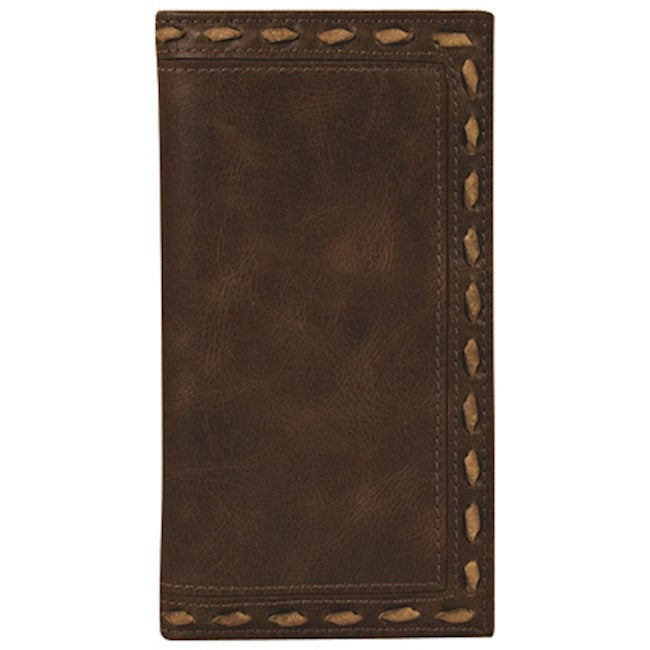 JUSTIN MEN'S RODEO WALLET with WHIP STITCH
