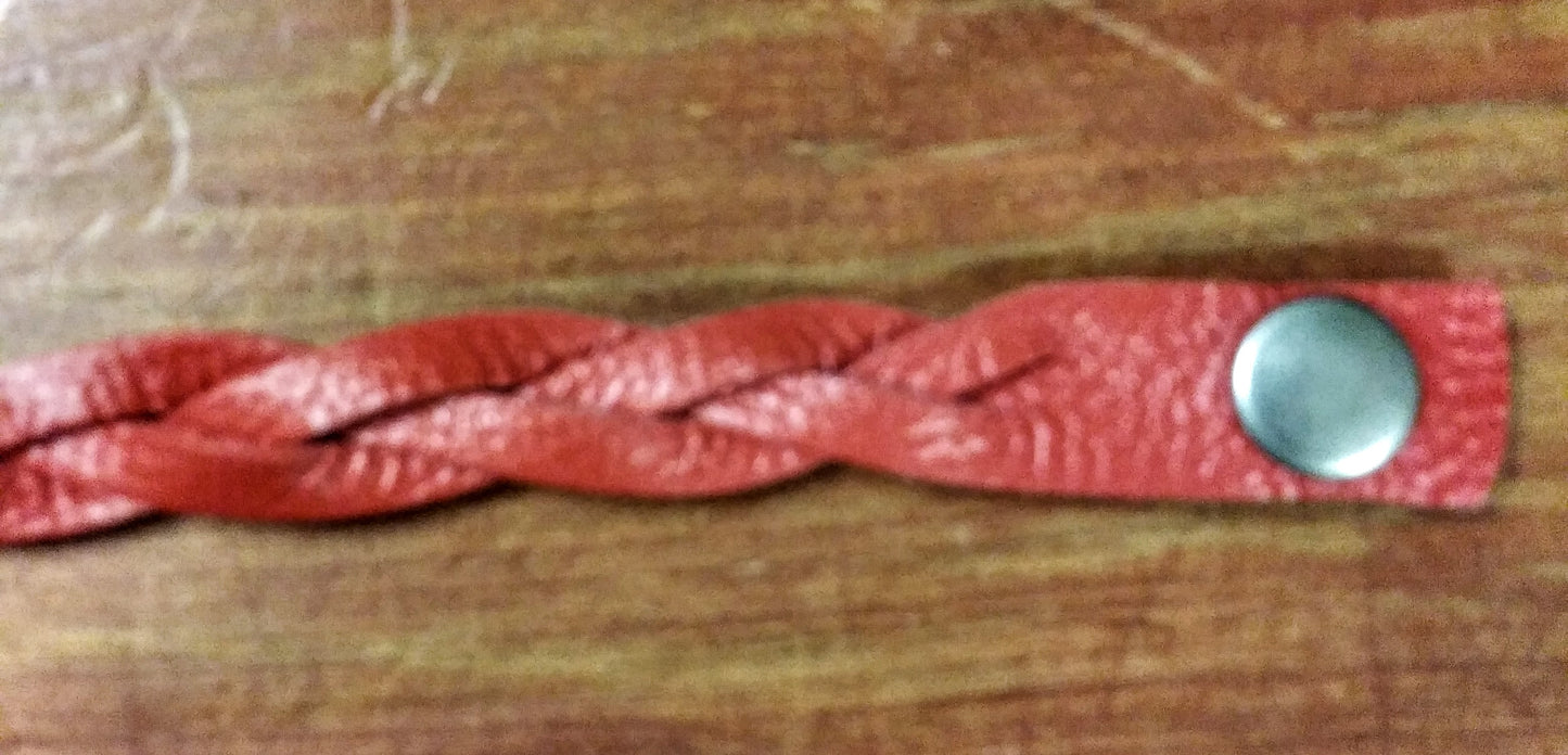 Mini Braid Leather Bracelet