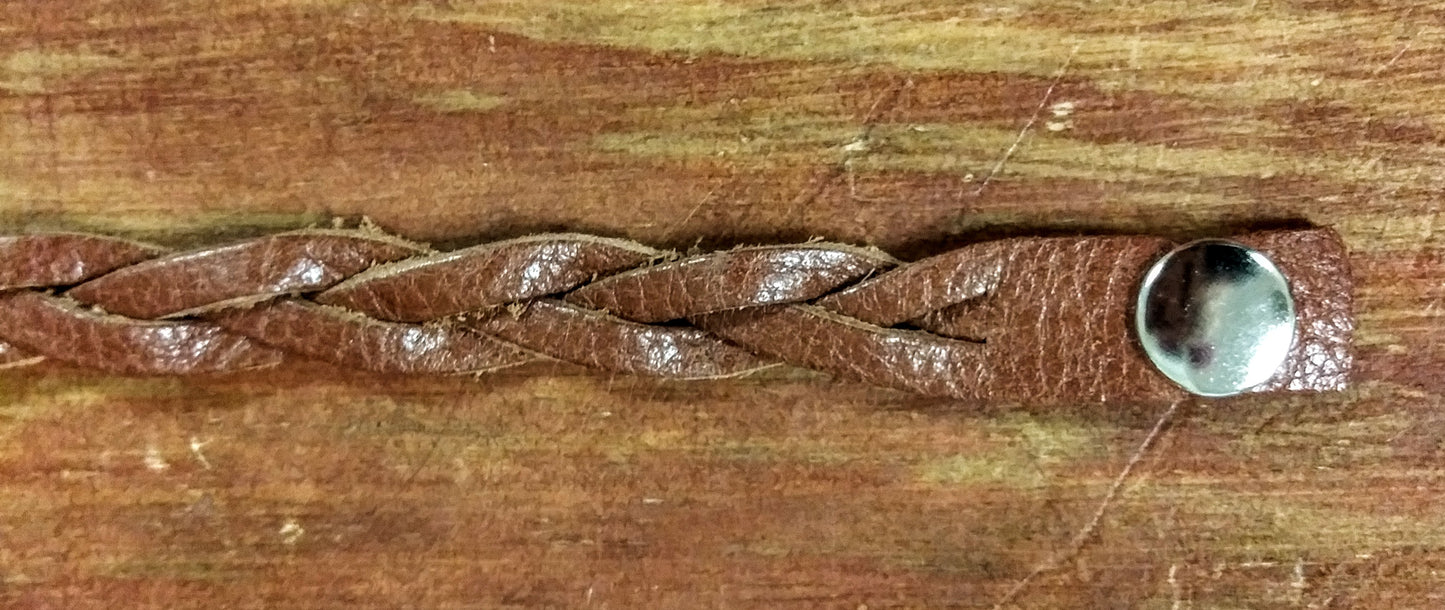 Mini Braid Leather Bracelet