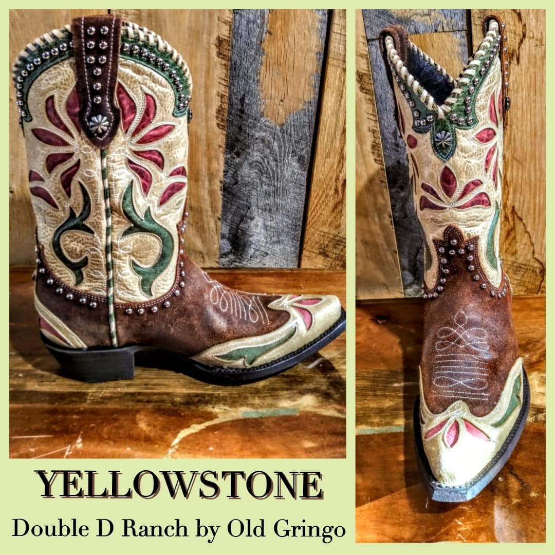 OLD GRINGO DOUBLE D RANCH "YELLOWSTONE" BOOTS