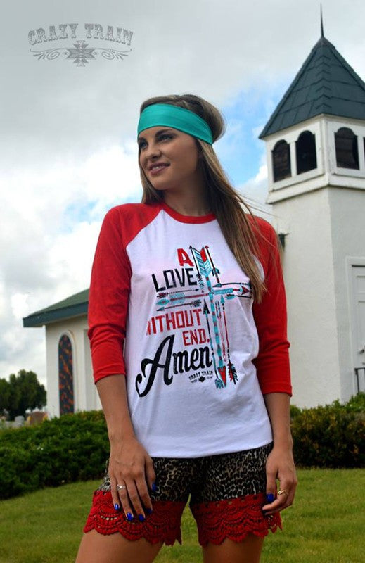 A Love Without End Baseball Tee