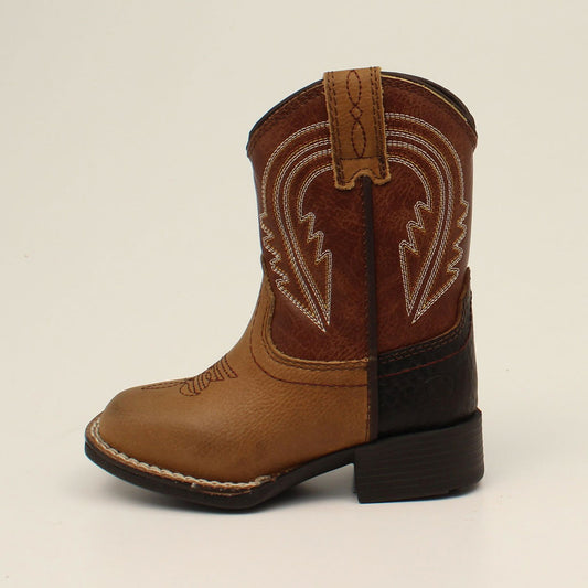 ARIAT LIL’ STOMPERS "EVAN" TODDLER BOOTS BROWN