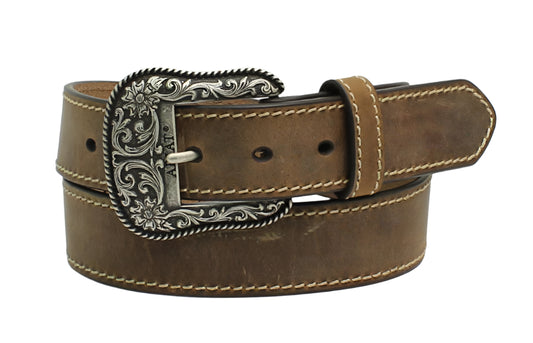 ARIAT LADIES DISTRESSED LEATHER FASHION BELT