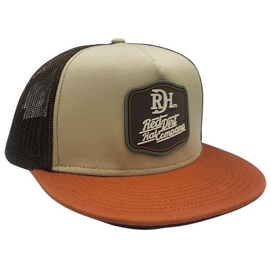 RED DIRT HAT CO BACK COUNTRY in KHAKI/COFFEE