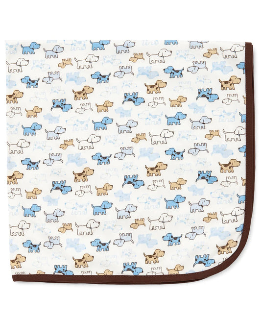 CUTE PUPPIES RECEIVING BLANKET