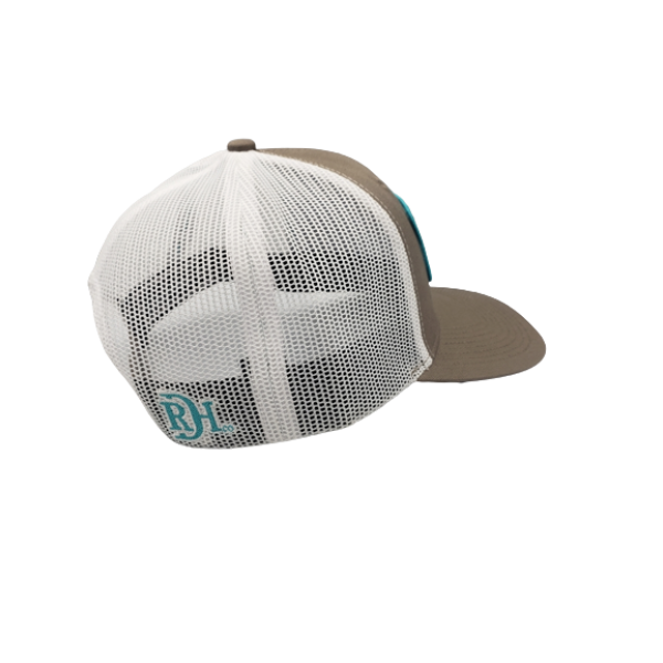 RED DIRT HAT CO BULL SKULL in CARAMEL/WHITE