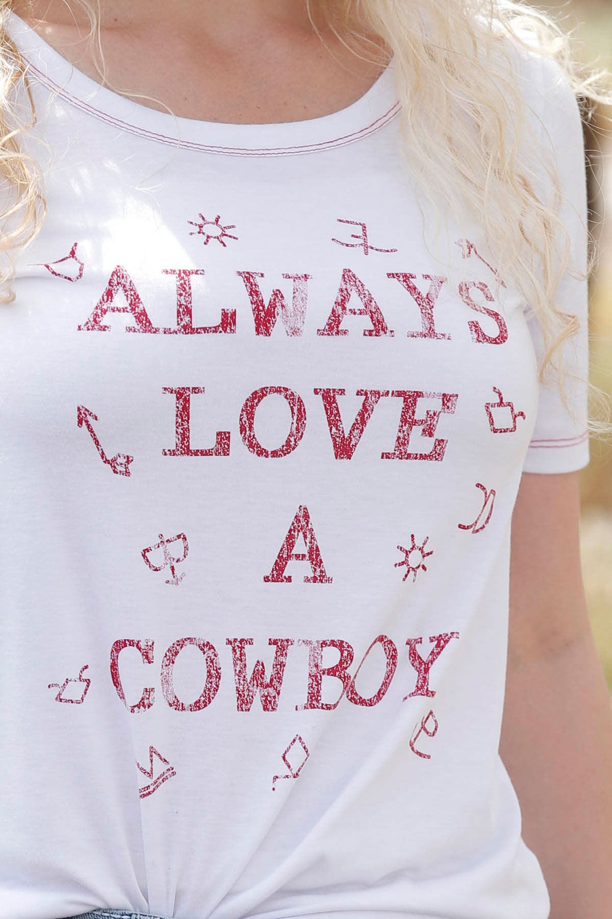 Cruel Girl "Always Love A Cowbot" tee
