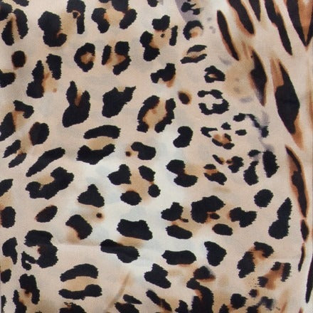 Charmeuse #5 Leopard Silk Scarf