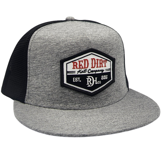 RED DIRT HAT CO DIAMOND SIGN HAT in GREY/BLACK